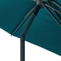 Parasol droit rond Soya Bleu canard