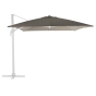 Parasol Décentré Eléa 3x3M Inclinable Olifène Noisette & Blanc