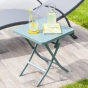 Table d'appoint de jardin carrée Greensboro Vert jade