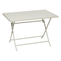 Table de jardin pliante rectangulaire GREENSBORO Argile