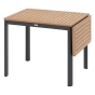 Table de jardin extensible FOLYA Eucalyptus & Graphite