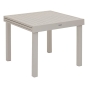 Table de jardin extensible PIAZZA Argile 8P