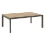 Table de jardin extensible ÉVASION Effet bois Honey & Praline