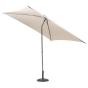 Parasol droit carré SOYA Blé