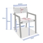 Fauteuil Empilable TEMEIRA Acacia