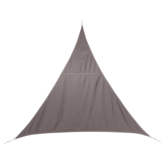 Voile d'ombrage triangulaire Curacao Taupe