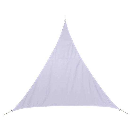 Voile d'ombrage triangulaire Curacao Blanc