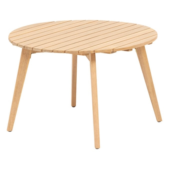 Table d'appoint de jardin ronde OLVINIA Acacia