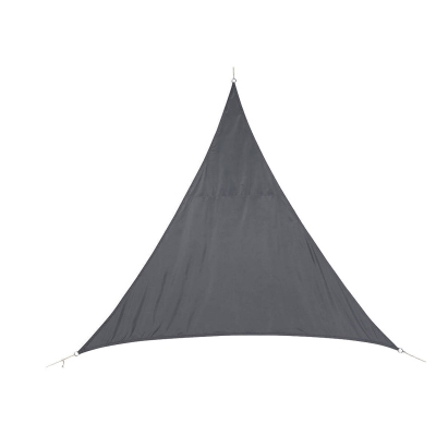 Voile d'ombrage triangulaire Curacao Gris