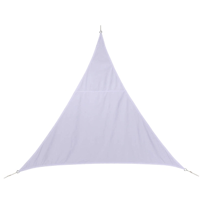 Voile d'ombrage triangulaire Curacao Blanc