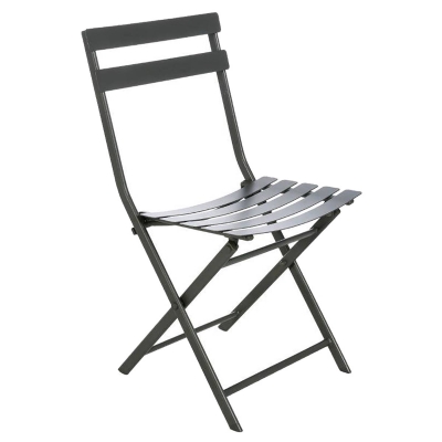 Chaise de jardin pliante Greensboro Graphite