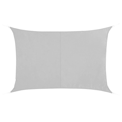 Voile d'ombrage rectangulaire Curacao Blanc